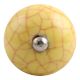 Yellow Pink Crackle Ceramic Wine Stopper